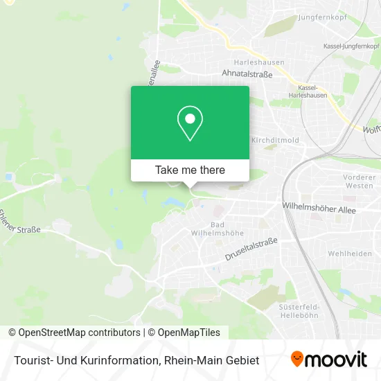 Карта Tourist- Und Kurinformation