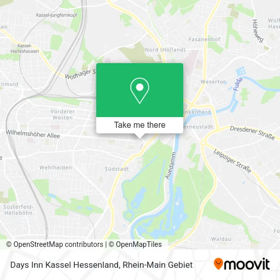 Карта Days Inn Kassel Hessenland