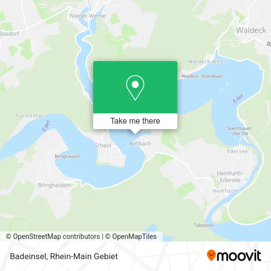 Карта Badeinsel