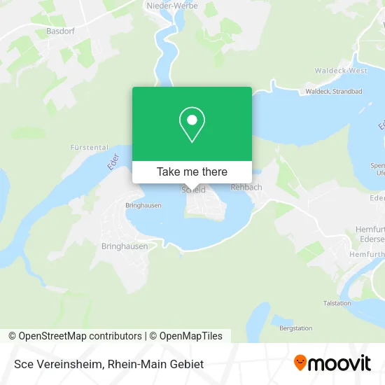 Карта Sce Vereinsheim