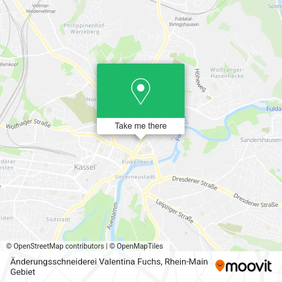 Карта Änderungsschneiderei Valentina Fuchs