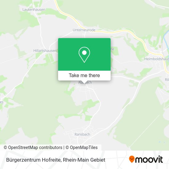 Карта Bürgerzentrum Hofreite