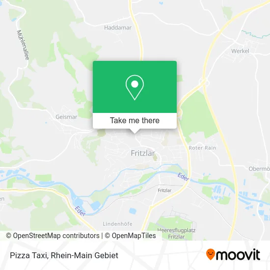 Карта Pizza Taxi