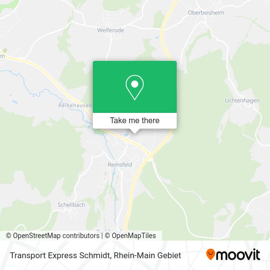 Карта Transport Express Schmidt