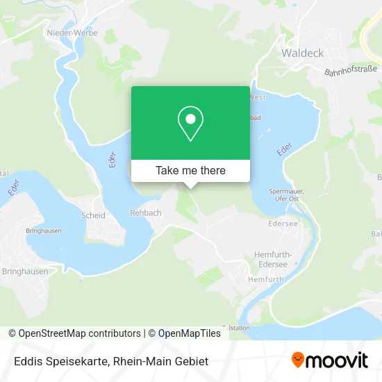 Карта Eddis Speisekarte
