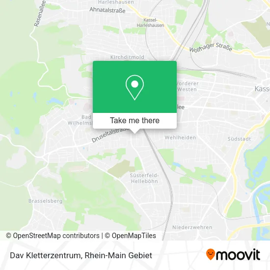 Карта Dav Kletterzentrum