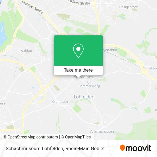 Карта Schachmuseum Lohfelden
