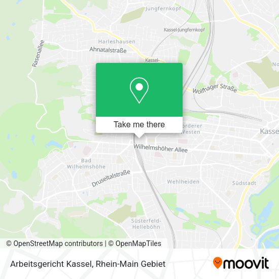 Карта Arbeitsgericht Kassel