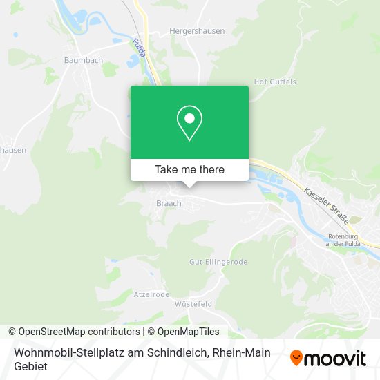 Карта Wohnmobil-Stellplatz am Schindleich
