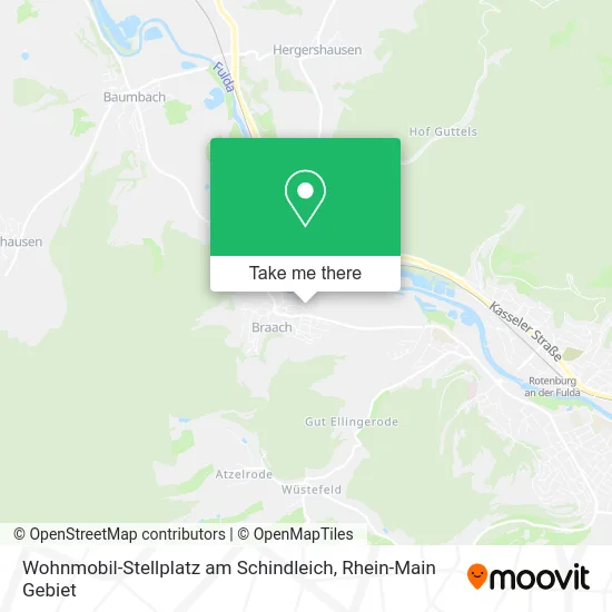 Карта Wohnmobil-Stellplatz am Schindleich