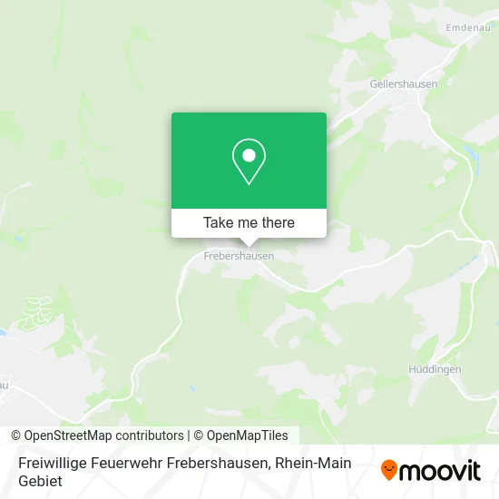 Карта Freiwillige Feuerwehr Frebershausen