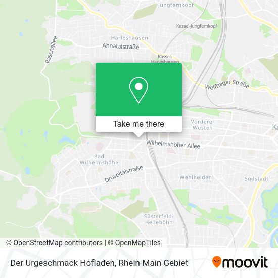 Карта Der Urgeschmack Hofladen