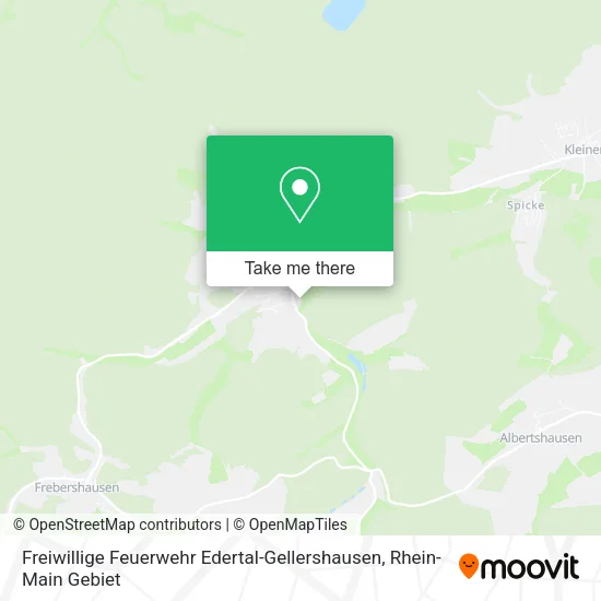 Карта Freiwillige Feuerwehr Edertal-Gellershausen