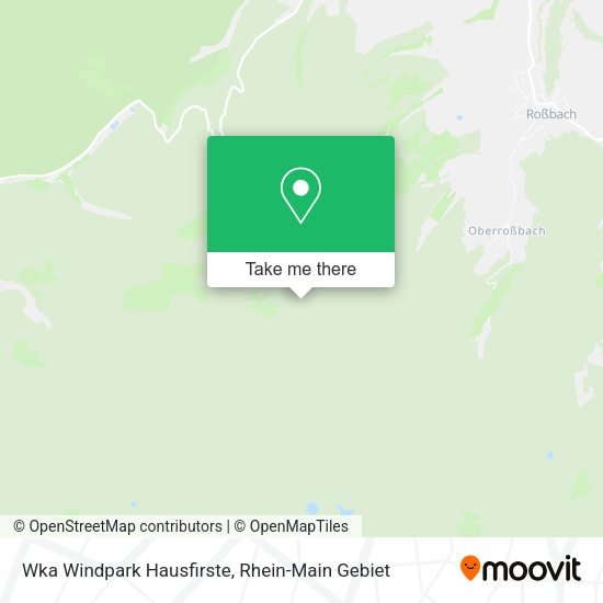 Карта Wka Windpark Hausfirste