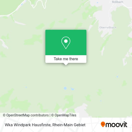Карта Wka Windpark Hausfirste