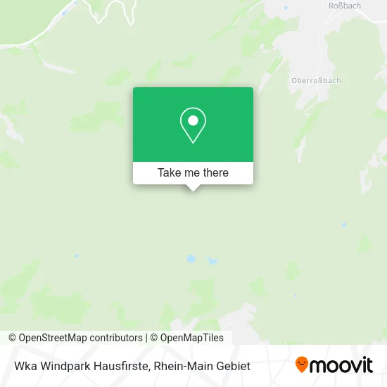 Карта Wka Windpark Hausfirste