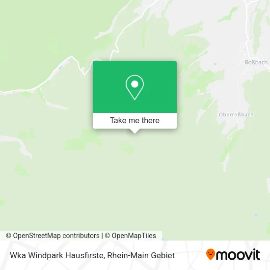 Карта Wka Windpark Hausfirste