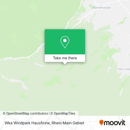 Карта Wka Windpark Hausfirste