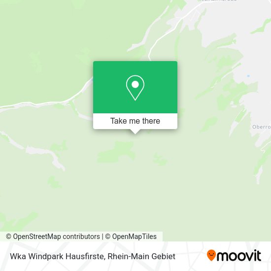 Карта Wka Windpark Hausfirste