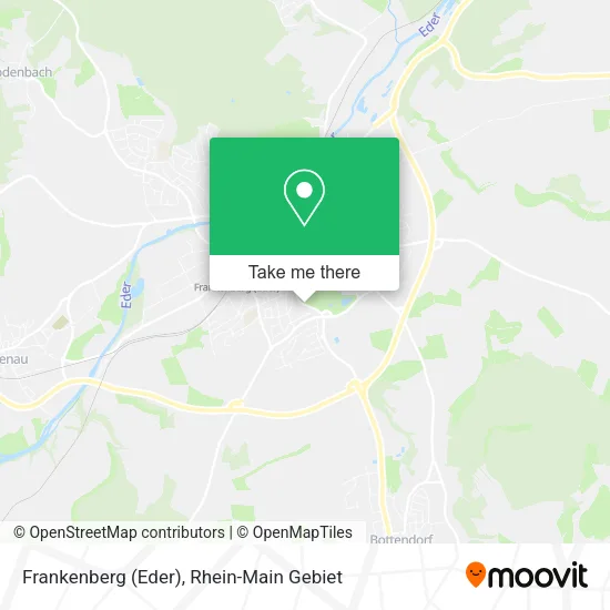 Карта Frankenberg (Eder)