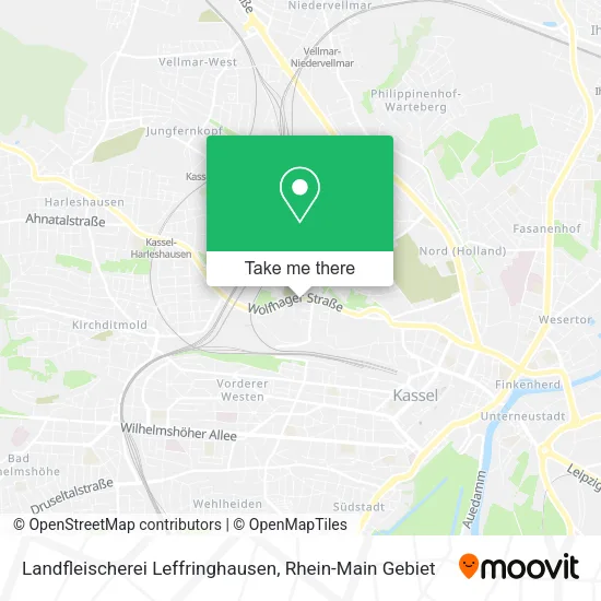 Карта Landfleischerei Leffringhausen