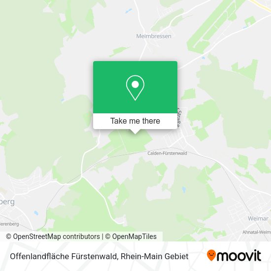 Карта Offenlandfläche Fürstenwald