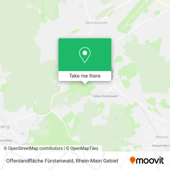 Карта Offenlandfläche Fürstenwald