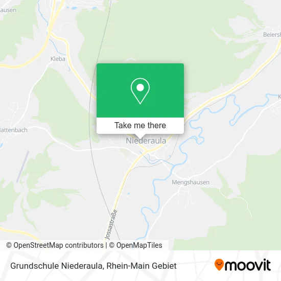 Карта Grundschule Niederaula