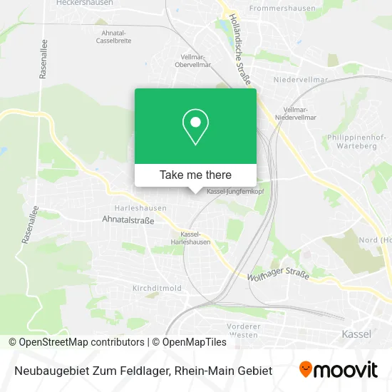 Карта Neubaugebiet Zum Feldlager