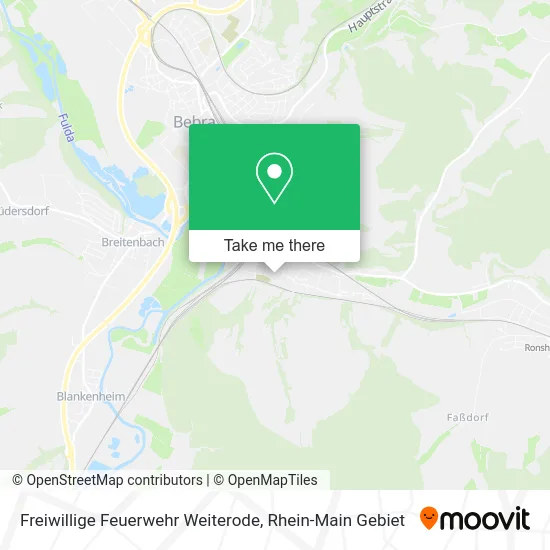 Карта Freiwillige Feuerwehr Weiterode