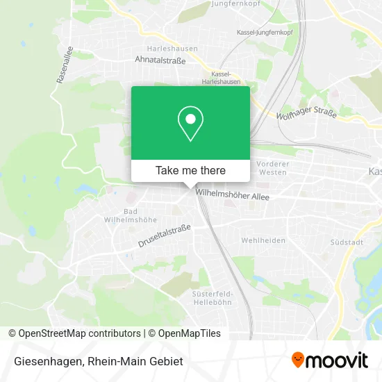 Карта Giesenhagen