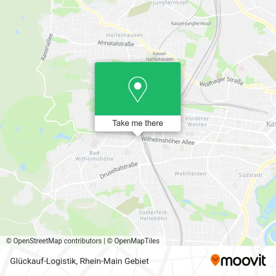 Карта Glückauf-Logistik