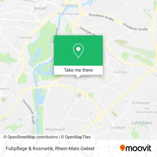 Карта Fußpflege & Kosmetik