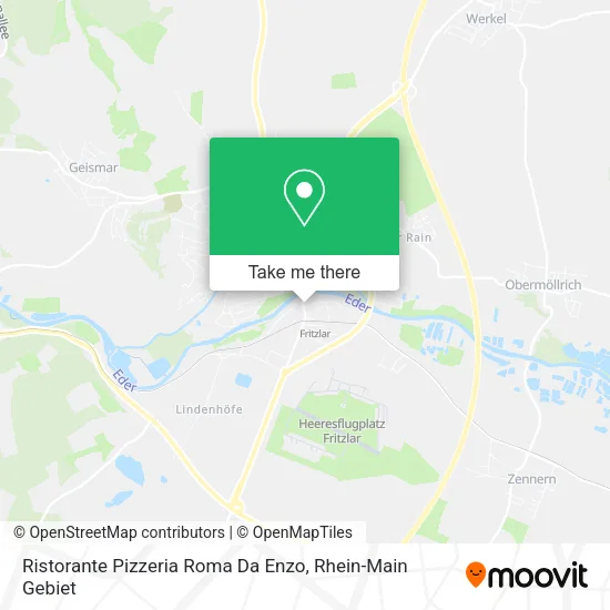 Карта Ristorante Pizzeria Roma Da Enzo