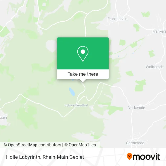 Holle Labyrinth map
