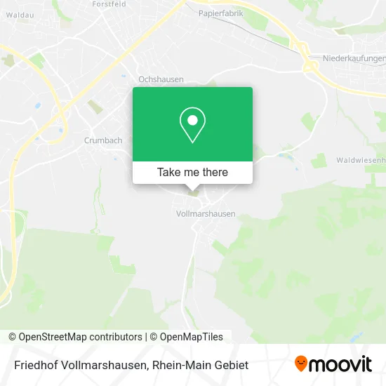 Карта Friedhof Vollmarshausen