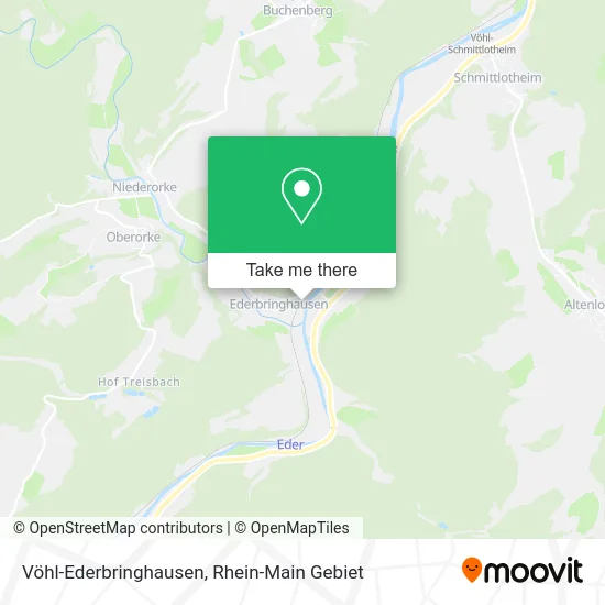 Карта Vöhl-Ederbringhausen