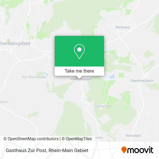 Карта Gasthaus Zur Post