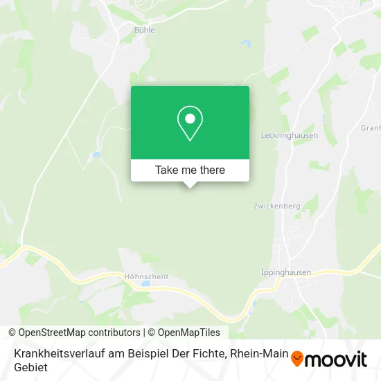 Карта Krankheitsverlauf am Beispiel Der Fichte