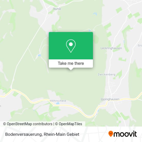 Карта Bodenversauerung