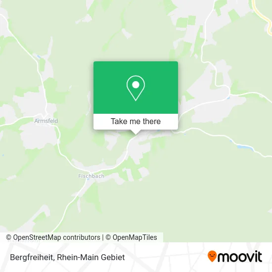 Карта Bergfreiheit
