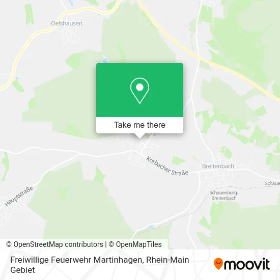 Карта Freiwillige Feuerwehr Martinhagen