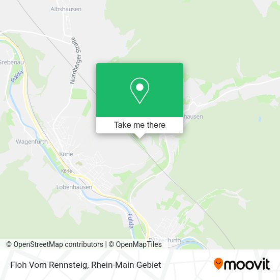Карта Floh Vom Rennsteig