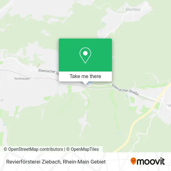 Карта Revierförsterei Ziebach