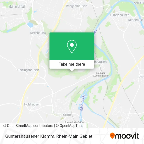 Карта Guntershausener Klamm