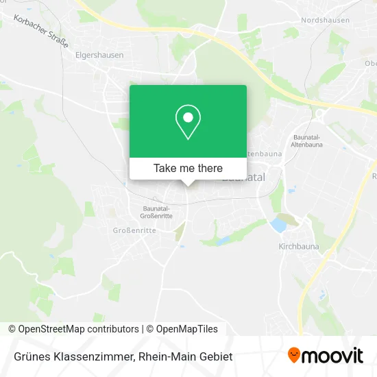 Карта Grünes Klassenzimmer