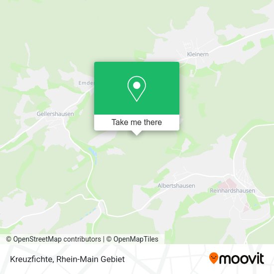 Карта Kreuzfichte