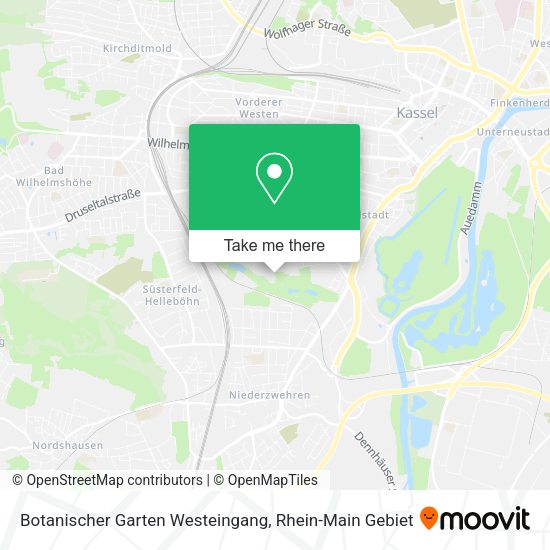 Карта Botanischer Garten Westeingang