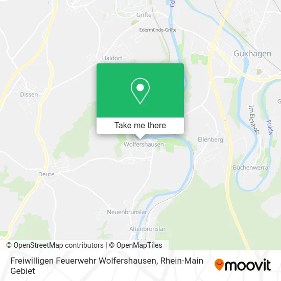 Карта Freiwilligen Feuerwehr Wolfershausen