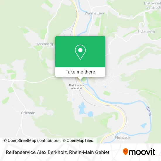 Карта Reifenservice Alex Berkholz
